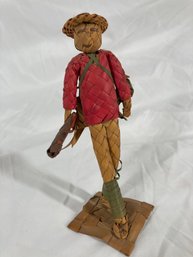 Vintage Woven Male Figurine
