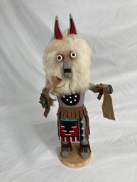 11 Inch Tall Artisan Made Wolf Tribal Figurine