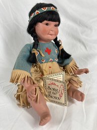 Gregory Perillo Song Of The Sioux Artisan Made Doll With Certificate Of Authenticity