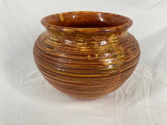 Signed Ceramic Pot