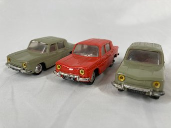 Set Of 3 Renault R6 1/43 Scale Cars