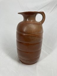 Vintage Frankoma Pottery 831 Brown Jug With Handle