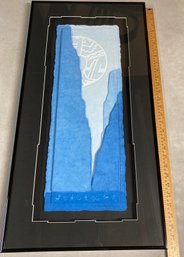 Big Nancy J Young Pressed Cast Paper Art In Elaborate Shadow Box Frame