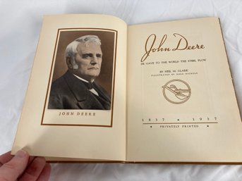 Rare Antique John Deere Biography