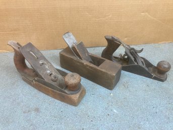 Three Small Antique Hand Planers