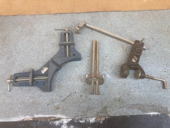 Three Pieces Featuring Framing Jig, Articulating Brace & Stanley Marking Gauge