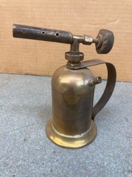 Short Vintage Brass Torch