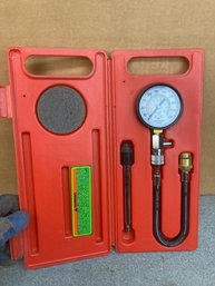 US General Compression Tester Kit With Quick Disconnect In Red Case