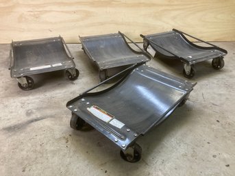 Set Of 4 Vehicle Rolling Dollies