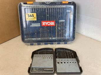 Two Partial Sets Of Drillbits In Cases (see Photos)