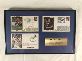 Signed John Elway Autographed Event Cover
