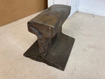 Hunk Of Railroad Used For Metal Smithing