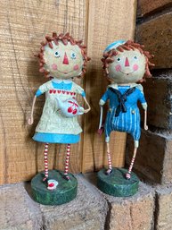 Raggedy Ann & Andy Figurine Set