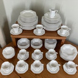 Nikki Classic Collection Japanese White Ceramic Set