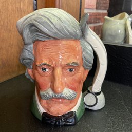 Large 1979 Mark Twain Ceramic Mug By Royal Dalton Tableware