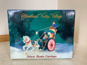 Deluxe Resin Carriage Christmas Decoration