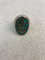 Turquoise Inlay Vintage Ring