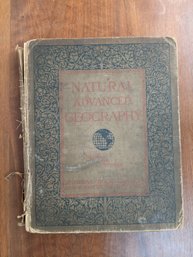 Antique Natural Advance Geography Book - See Photos For Condition