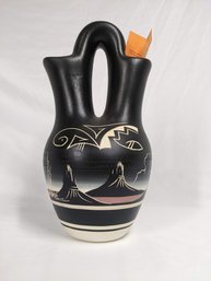 Traditional Tribal Style Ceramic Wedding Vase