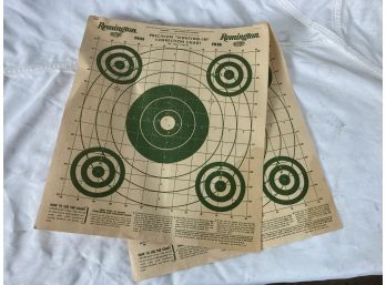 Vintage Paper Shooting Targets