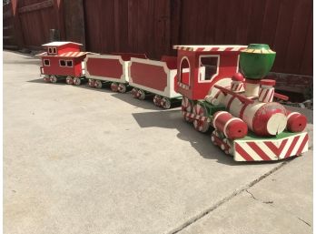 Big Vintage Silvestri Wooden Train