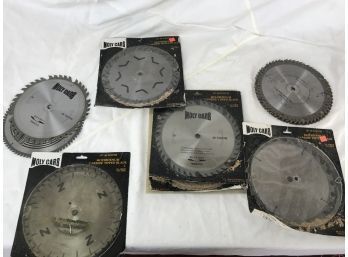 Great Collection Of Sawblades Featuring 10' 40 TOOTH MOLYBDENUM CARBIDE TIPPED BLADEs & More
