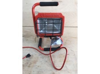 Red Commercial Electric Brand Portable Work Light