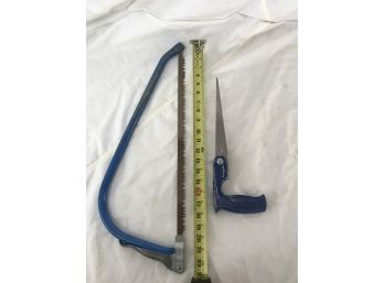 Big Bow Saw And Small Pruning Saw
