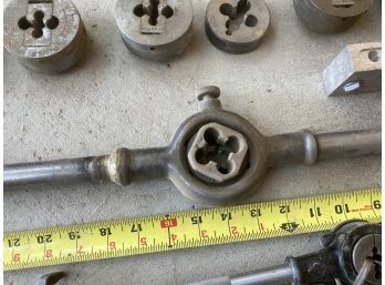 HUGE Assortment Of BIG Tap And Die Set With Assorted Extras (see Photos For Assortment)