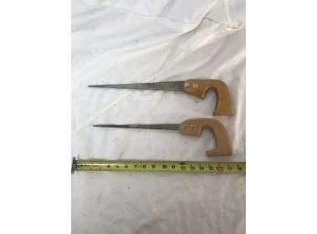 Lot Of Two Hand Saws