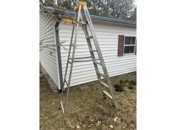 WERNER 225lbs. Medium Duty/ Commercial Use 8 Ft Aluminum A-frame Ladder