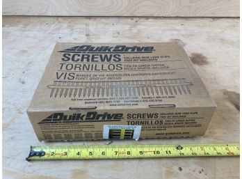 Box Of QuikDrive SCREWS COLLATED QUIK LOAD CLIPS
