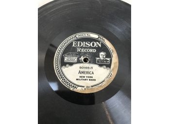 RARE Collection Of Edison Records (valuable And Collectible)