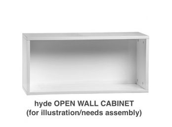 Hyde OPEN WALL CABINET (new In Box/needs Assembly)