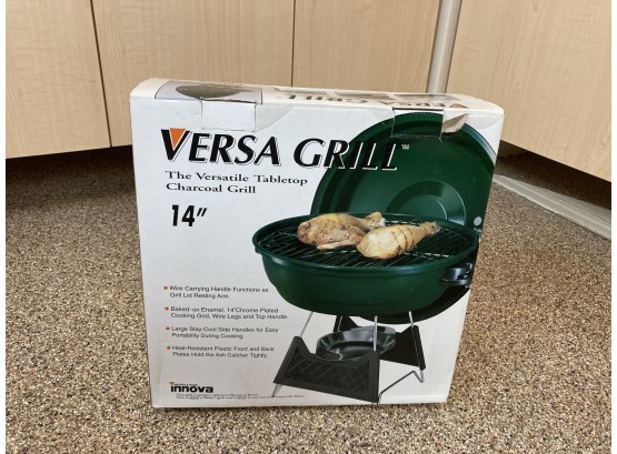 New/Unused Versa Grill 14  Tabletop Charcoal Grill