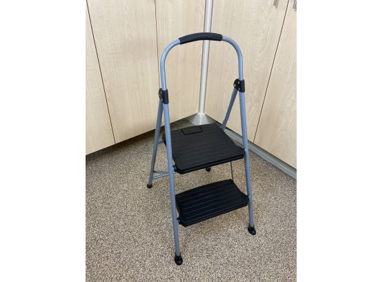 Gray Costco Collapsible Step Stool
