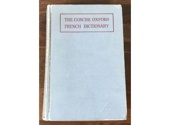 THE CONCISE OXFORD FRENCH DICTIONARY