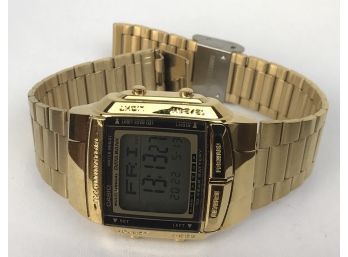 Mens Gold Casio Watch Model # 2515