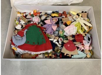 Fairy Tale & Doll Lovers PLEASE CHECK THESE OUT!!! Big Box Of Handmade Mother Goose Dolls With Tons Of Detail