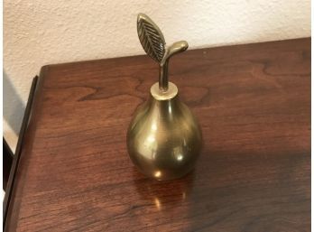 Brass Pear Bell