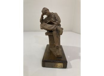 Vintage Josep Bofill Cast Resin Sculpture- Estudiante