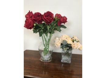 Two Rose Displays