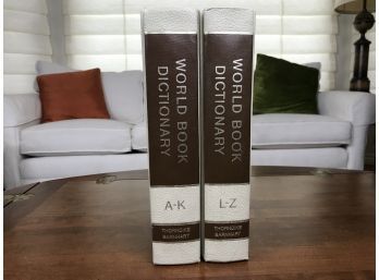 The World Book Dictionary - THORNDIKE BARNHART - 2 Parts