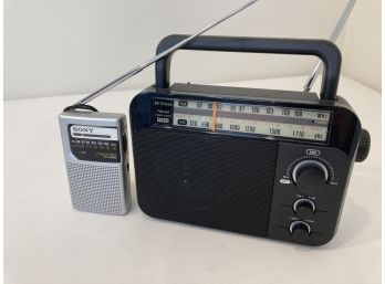 Two Analog Portable Radios