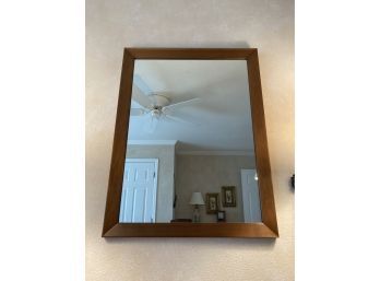 Beautiful Wall Mirror- Warm Wood Tone