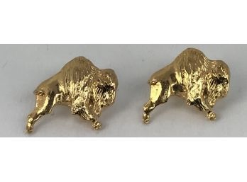 Gold Buffalo Pins