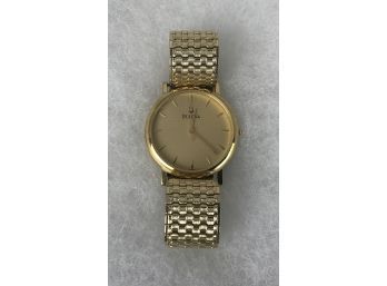 Men's Gold Bulova  Watch- See Photos For Condition