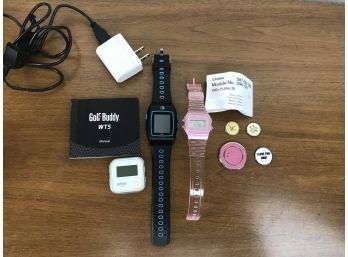 Golf Buddy & Pink Casio Watch Assortment