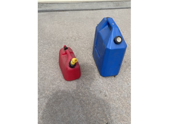TWO GAS CANS