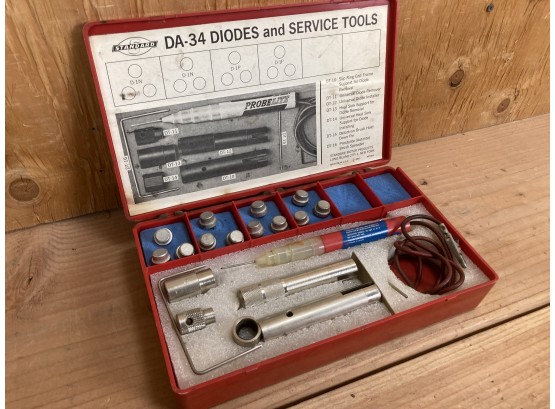 Diode And Service Tools In Red Case